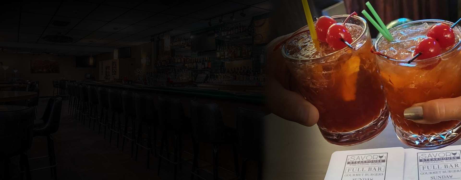 Old Fashions at Savory Steakhouse are a great way to start your dinner at Savory